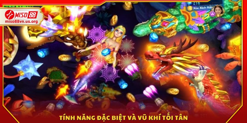 Tính năng hỗ trợ mạnh mẽ cùng vũ khí tối tân